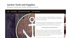 Desktop Screenshot of anchortoolsandsupplies.com