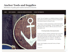 Tablet Screenshot of anchortoolsandsupplies.com